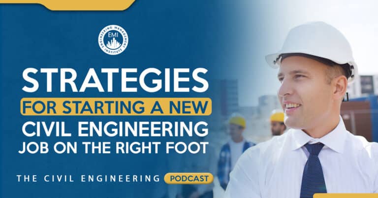 new civil engineering job