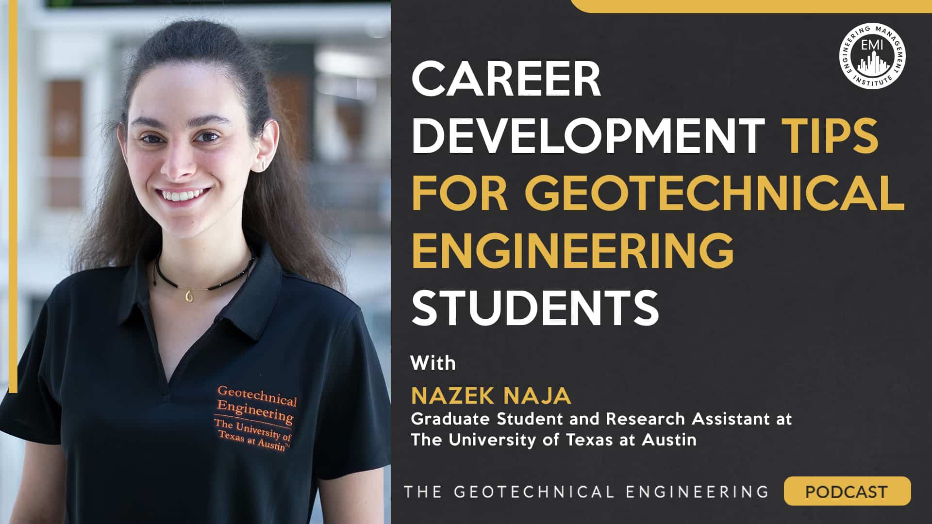 Career Development Tips for Geotechnical Engineering Students 1 Career Development Tips for Geotechnical Engineering Students