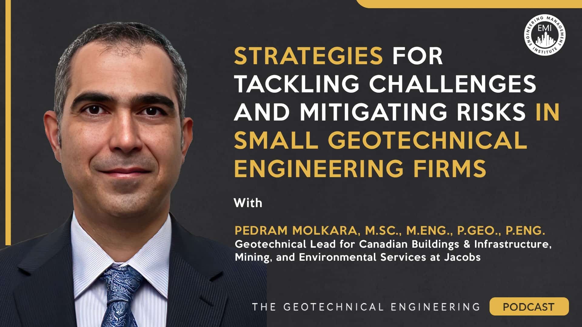 Strategies for Tackling Challenges and Mitigating Risks in Small Geotechnical Engineering Firms 1 Strategies for Tackling Challenges and Mitigating Risks in Small Geotechnical Engineering Firms